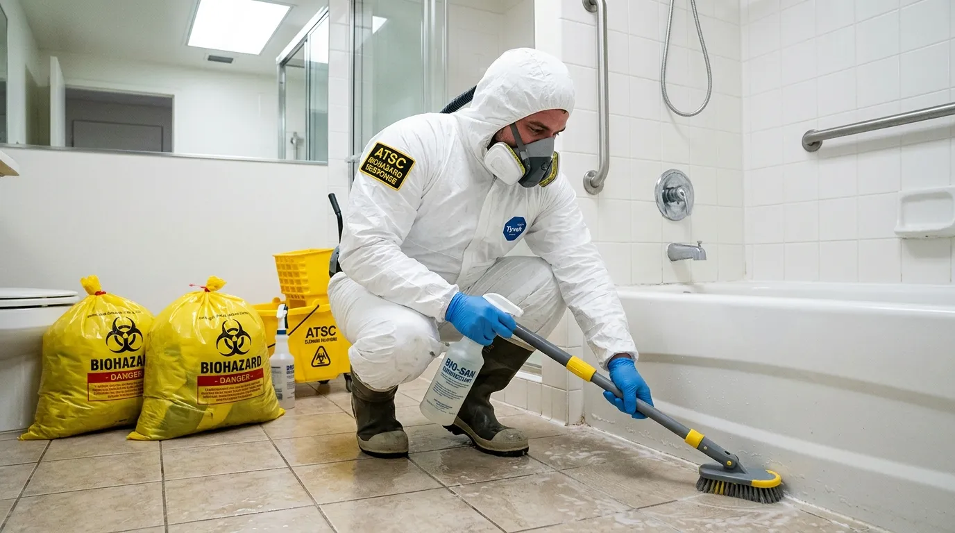 Decontamination equipment deployed for Blood Cleanup in Hauppauge